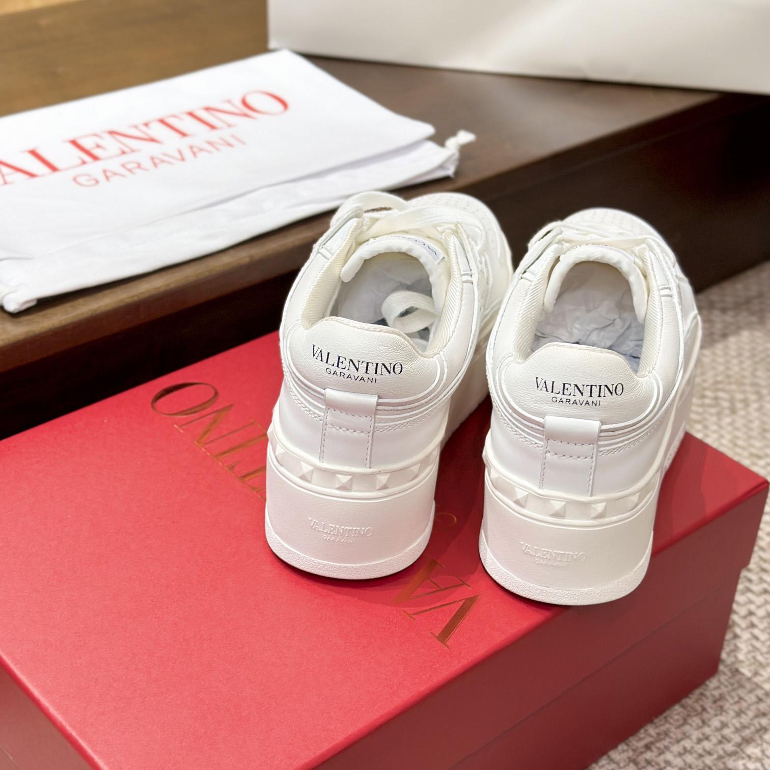 Valenti Garavani Freedots XL Leather Sneakers - EUR FASHION