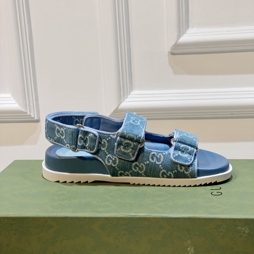 Gucci Women's Double G Sandal  - EUR FASHION