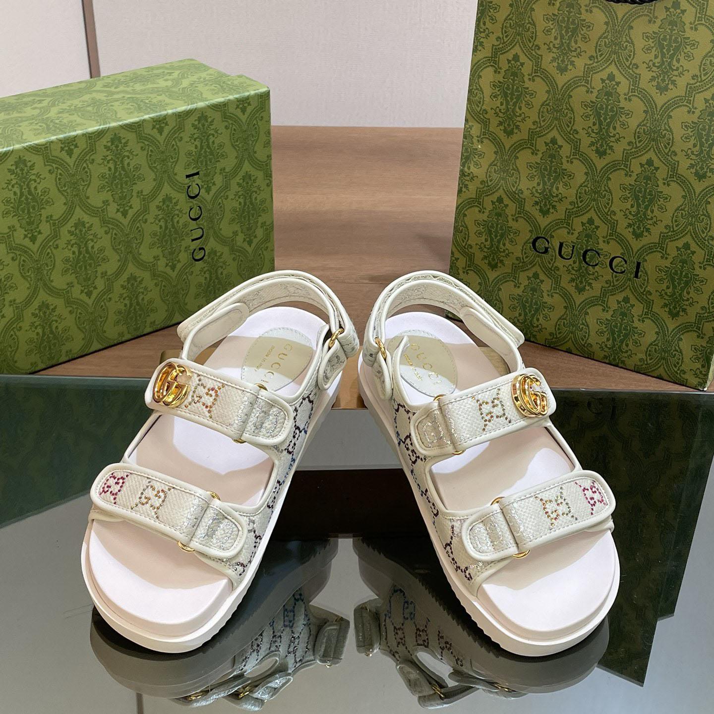 Gucci Women's Sandal With Double G - EUR FASHION
