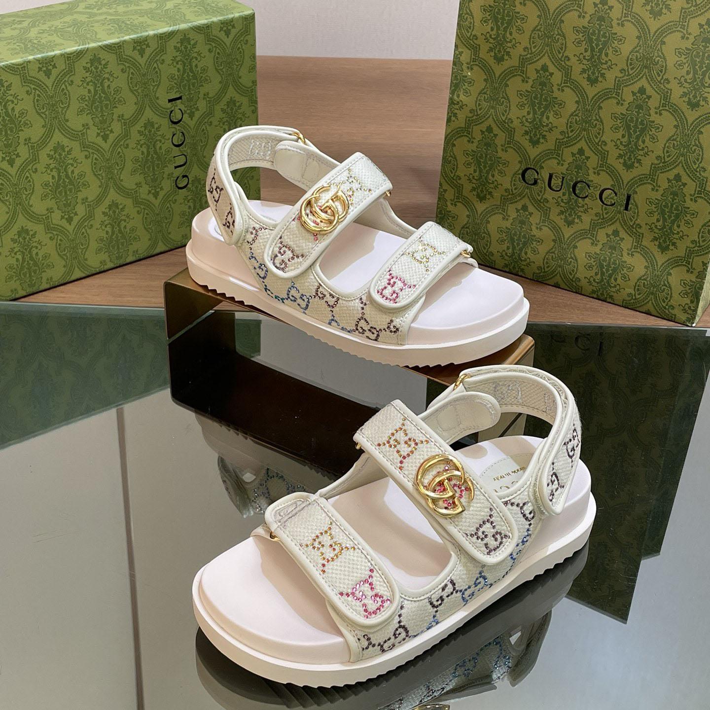 Gucci Women's Sandal With Double G - EUR FASHION