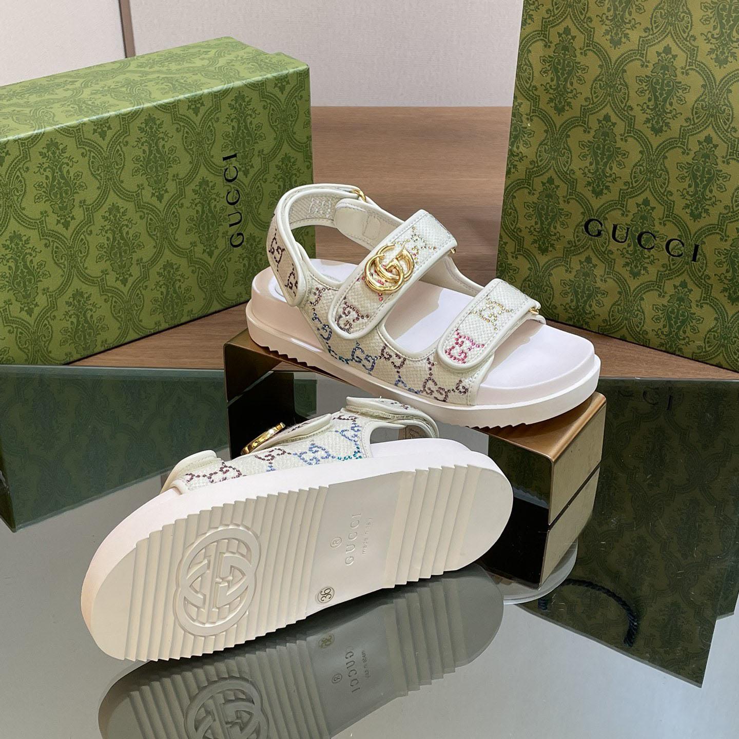 Gucci Women's Sandal With Double G - EUR FASHION