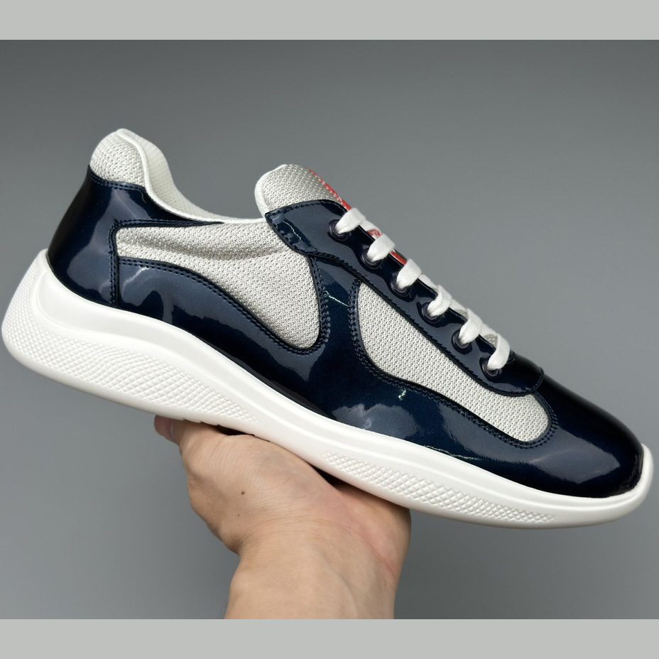 Prada America's Cup Biker Fabric Sneakers - EUR FASHION