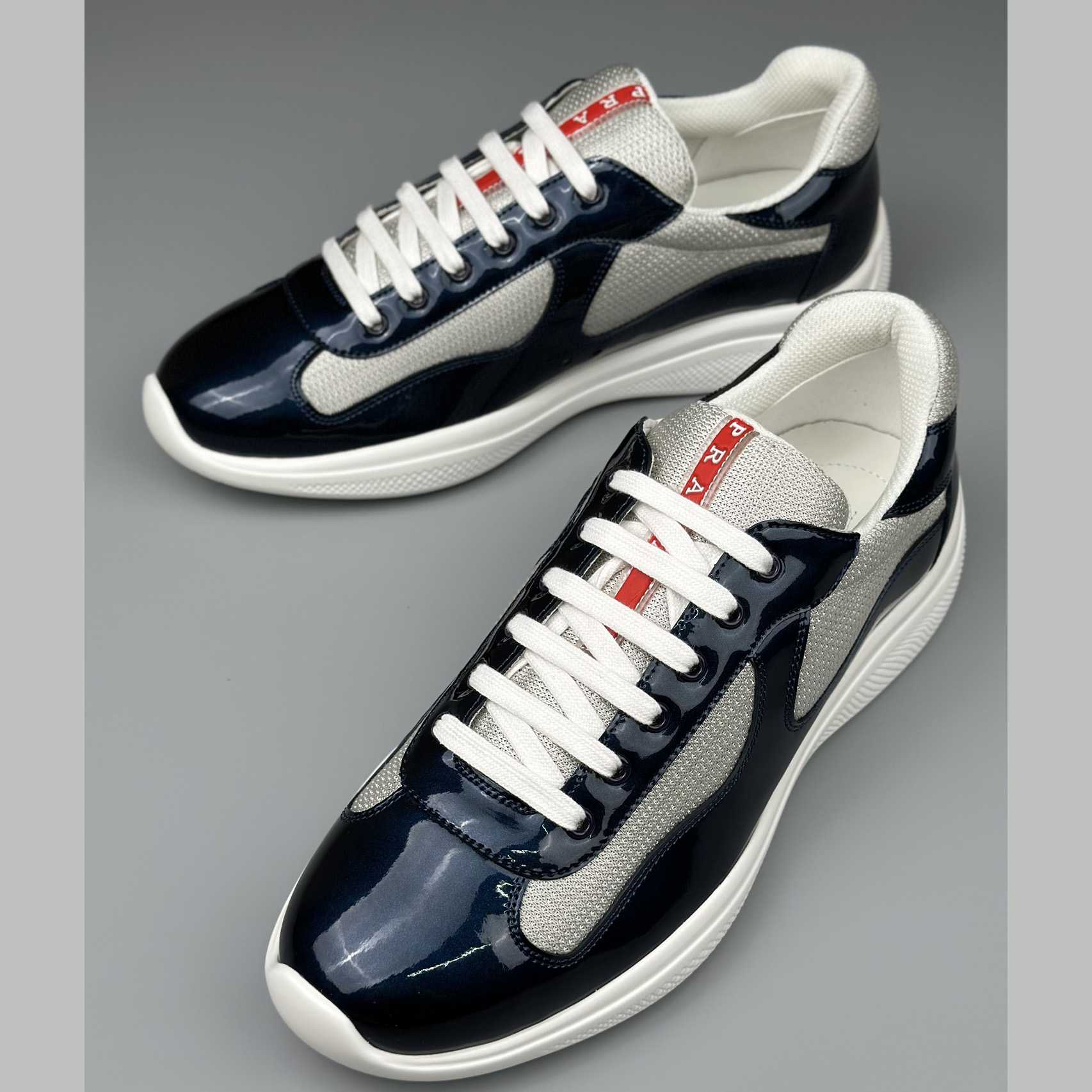 Prada America's Cup Biker Fabric Sneakers - EUR FASHION