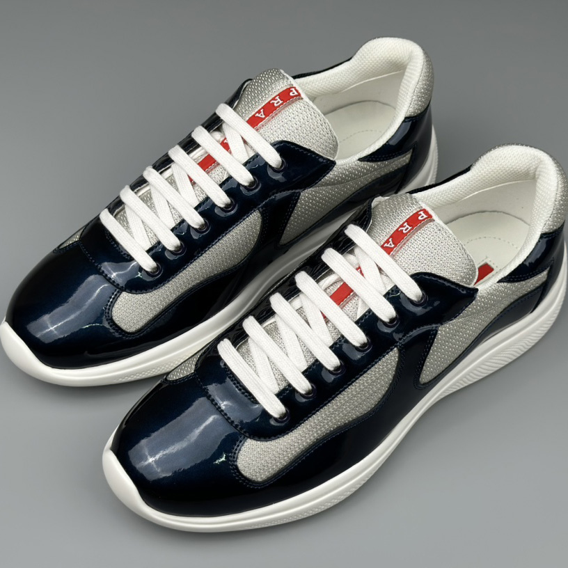 Prada America's Cup Biker Fabric Sneakers - EUR FASHION