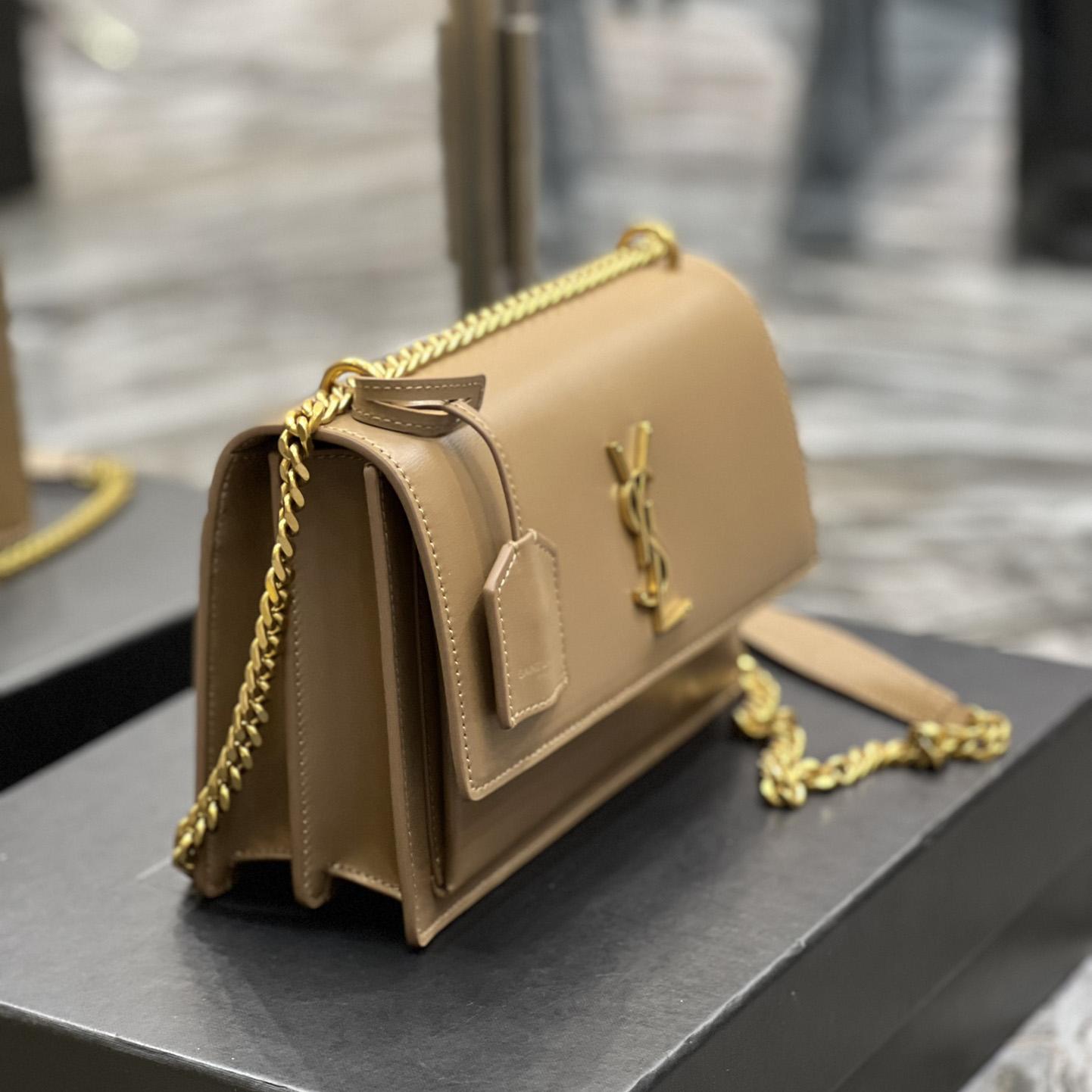 Saint Laurent Women Sunset Medium Leather Shoulder Bag （22x8x16 cm） - EUR FASHION