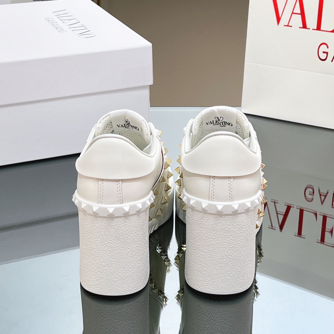 Valenti Open Disco Wedge Sneaker In Calfskin  85mm - EUR FASHION