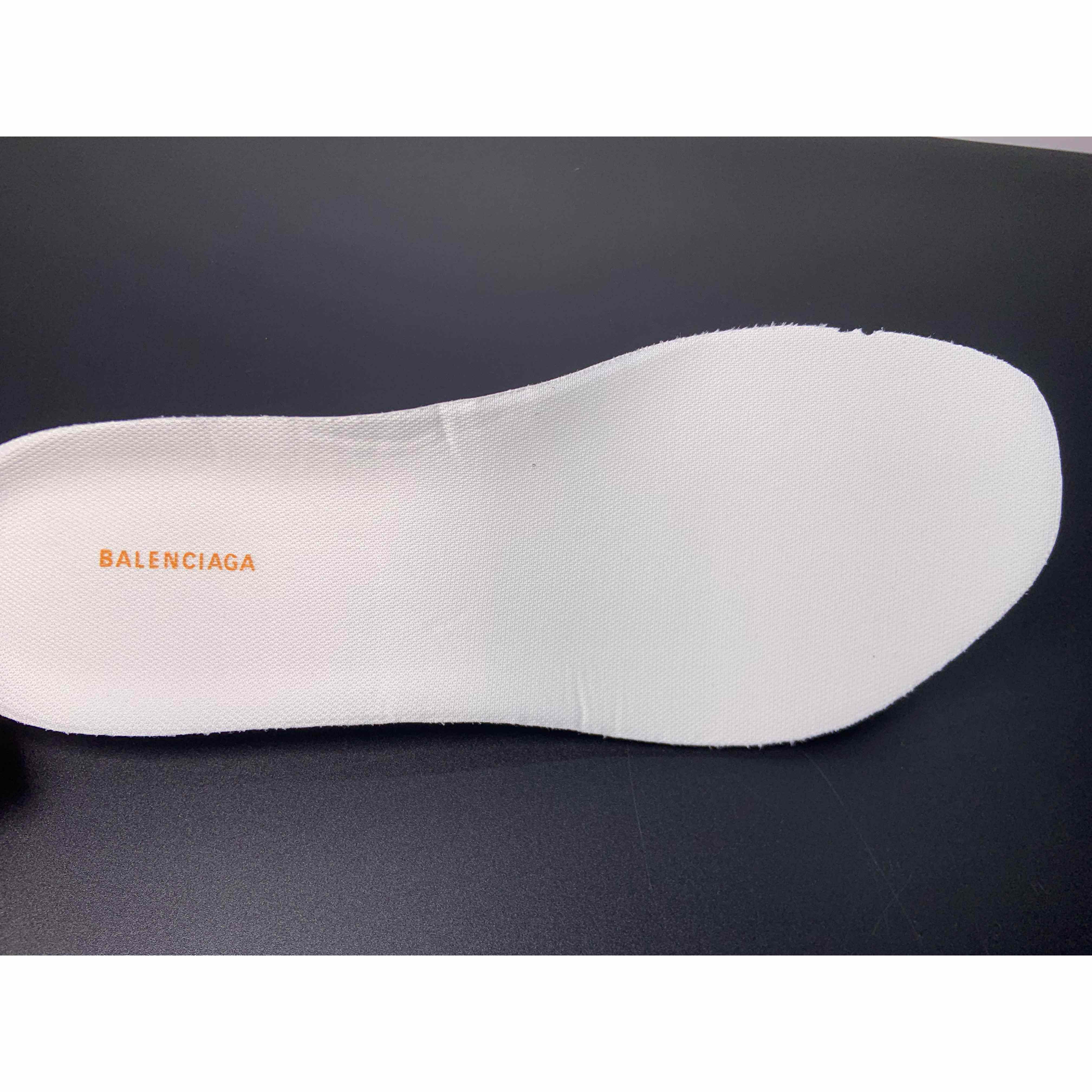 Balenciaga Cargo Sneaker In White/Grey/Orange /Blue  - EUR FASHION