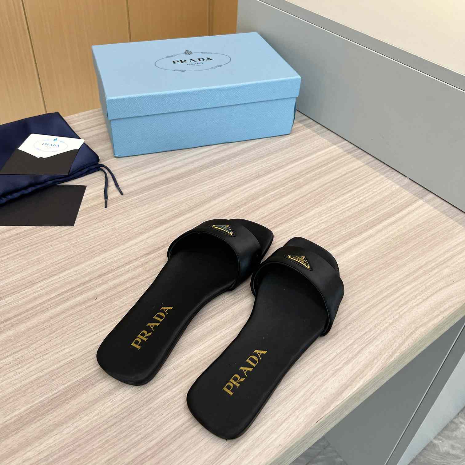 Prada Leather Slides - EUR FASHION