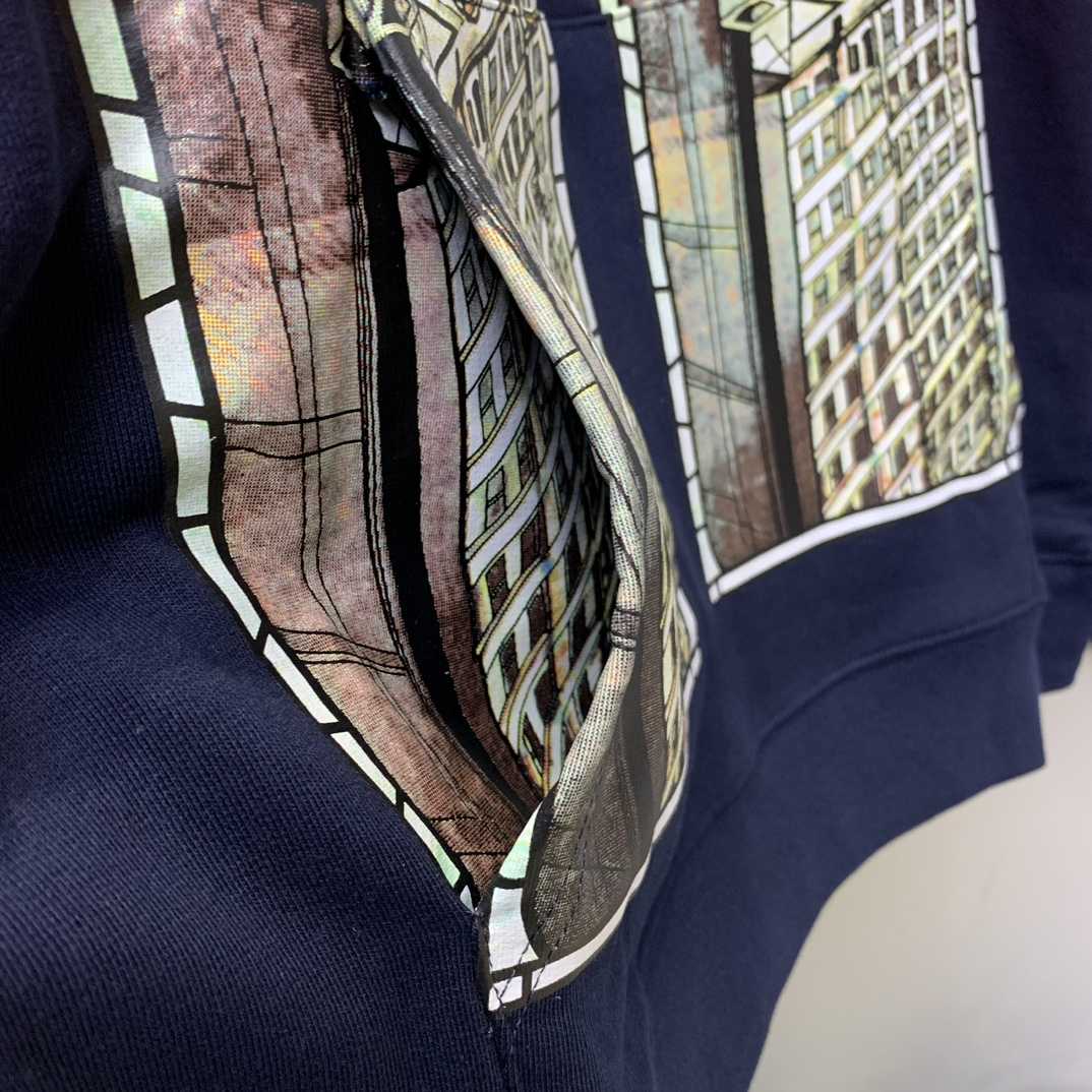 Who Decides War Diplomats Hooded Sweatshirt In Navy - EUR FASHION