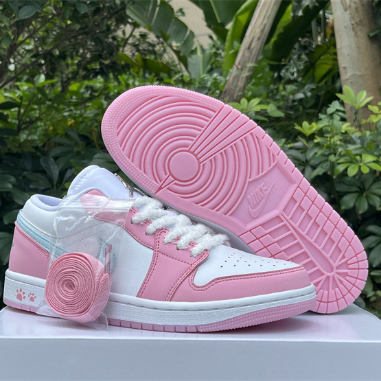 Jordan Air Jordan 1 LOW “White/Pink Foam/Glacier Blue  Sneaker    HM3706-141 - EUR FASHION