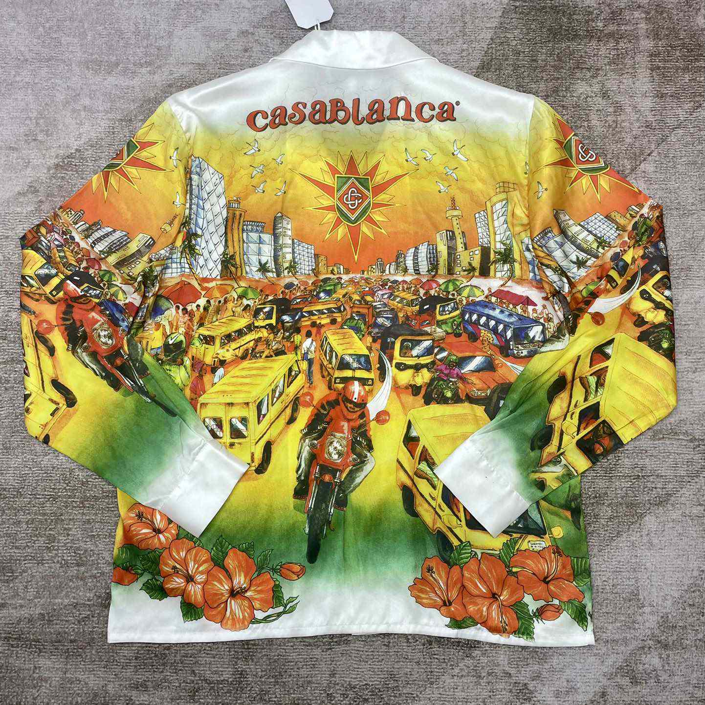 Casablanca Traffic Silk Shirt   CA3473 - EUR FASHION