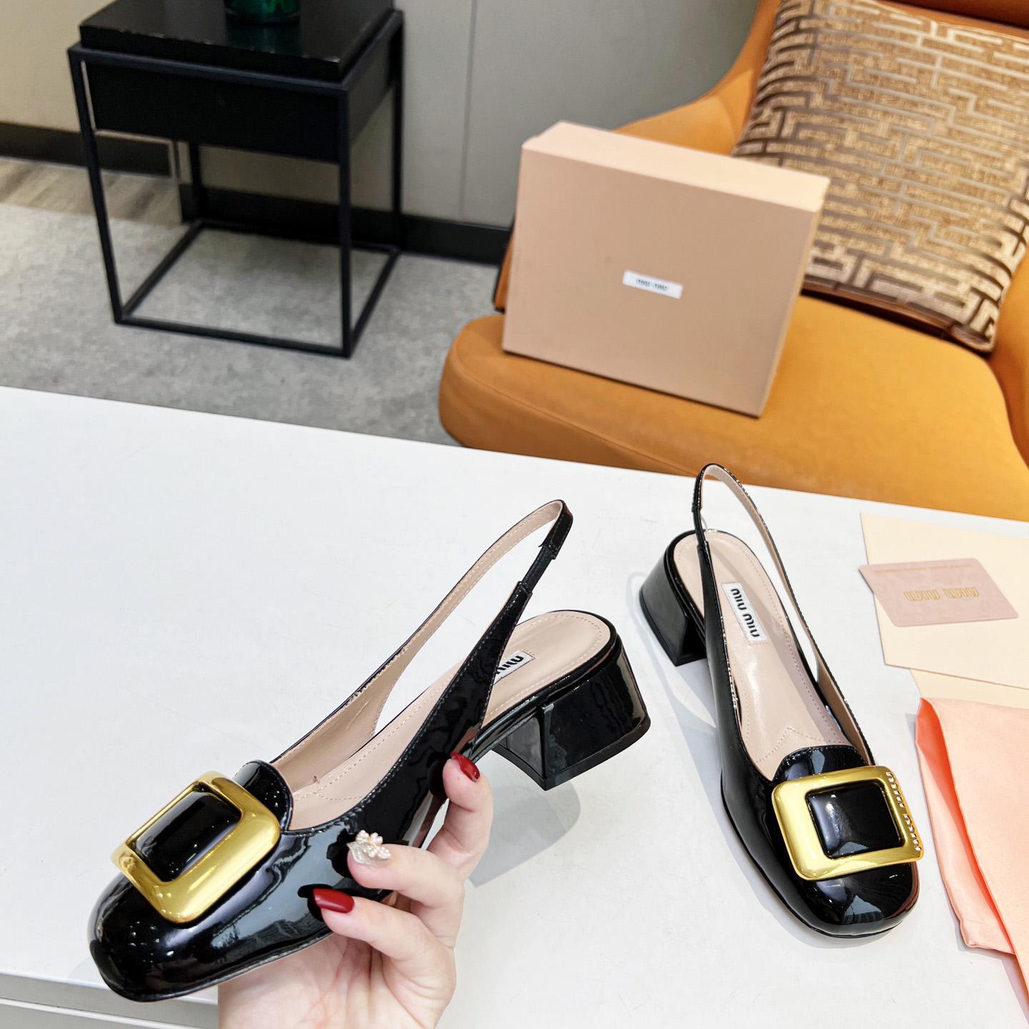 Miu Miu Patent Leather Pumps - EUR FASHION