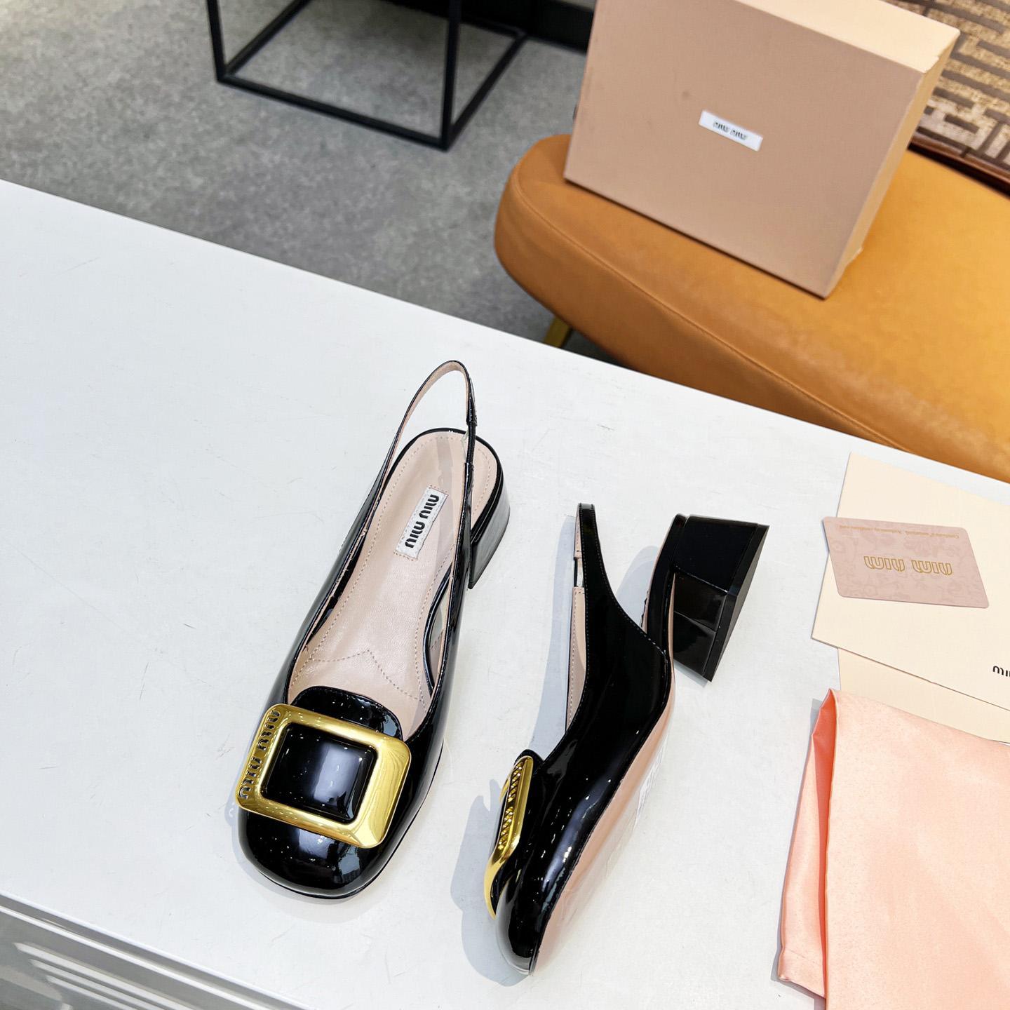 Miu Miu Patent Leather Pumps - EUR FASHION