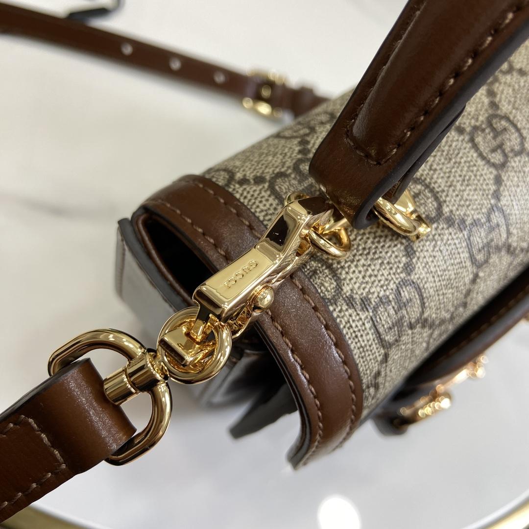 Gucci Horsebit 1955 Mini Top Handle Bag - EUR FASHION