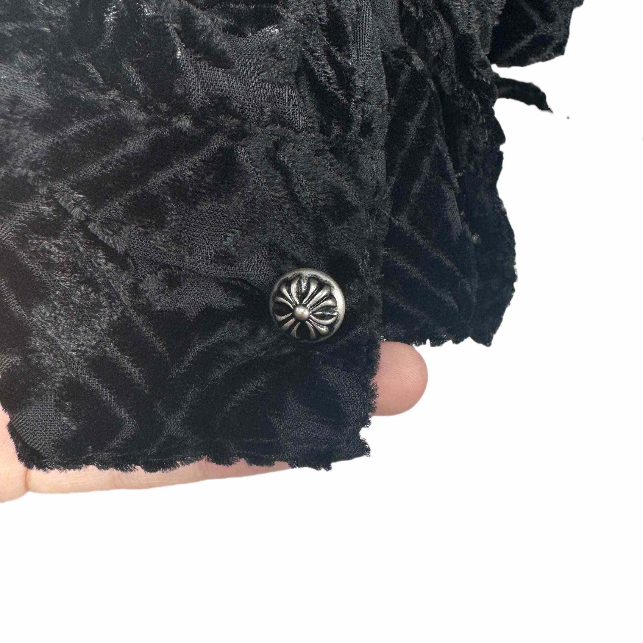 Chrome Hearts Heart Button Down Shirts  - EUR FASHION