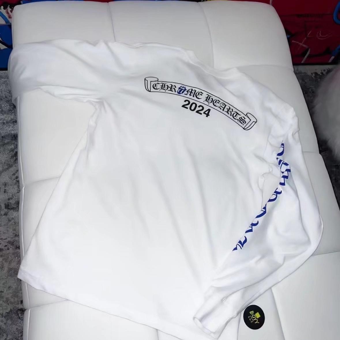 Chrome Hearts Logo Long Sleeve T-Shirt - EUR FASHION