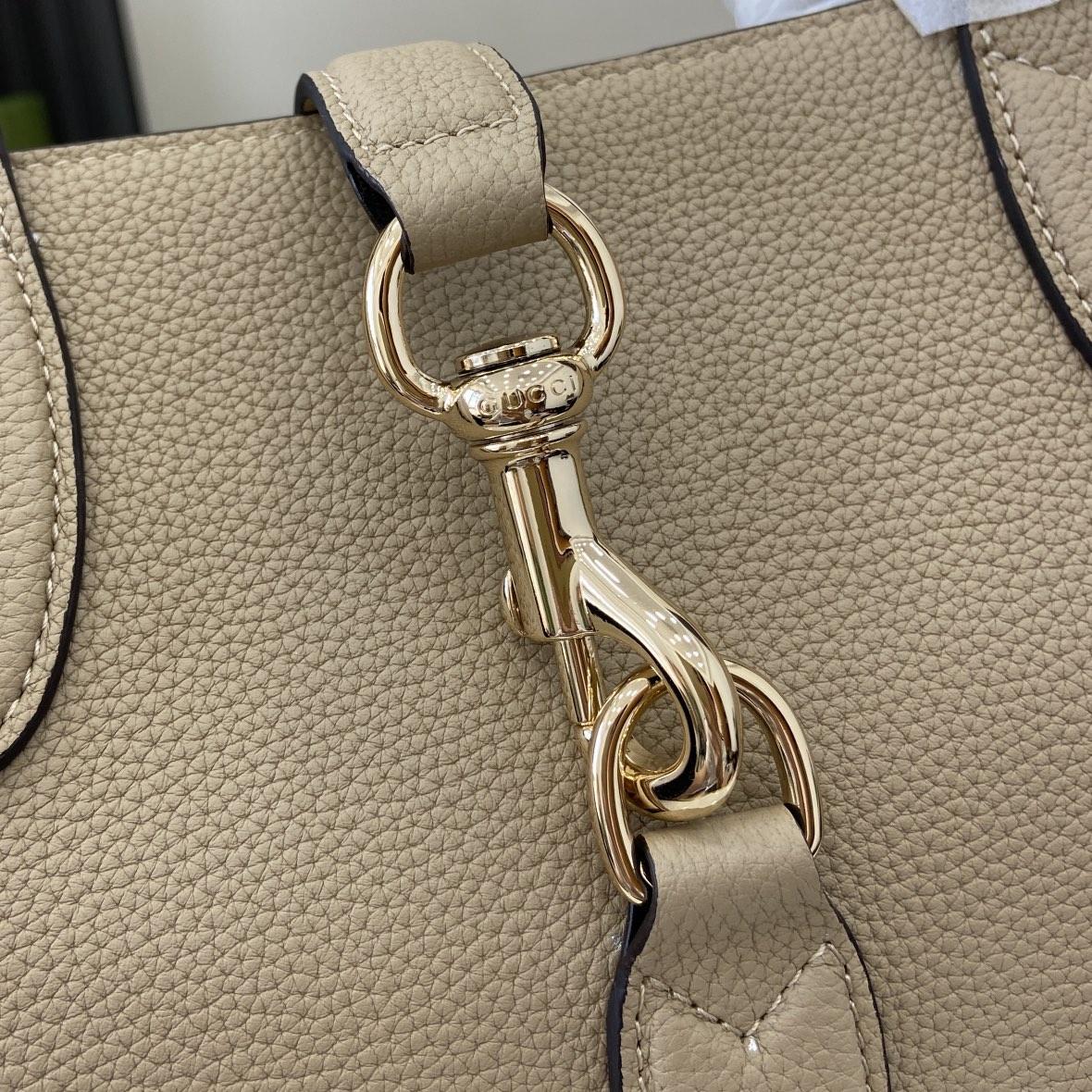 Gucci Medium Tote Bag With Hook Closure - EUR FASHION