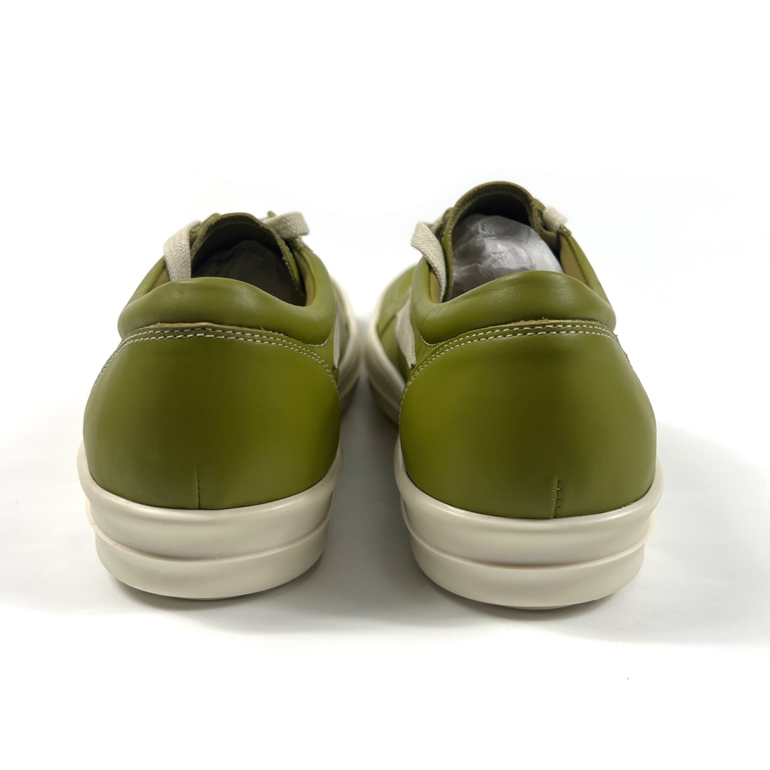 Rick Owens Lido Vintage Leather Sneakers - EUR FASHION