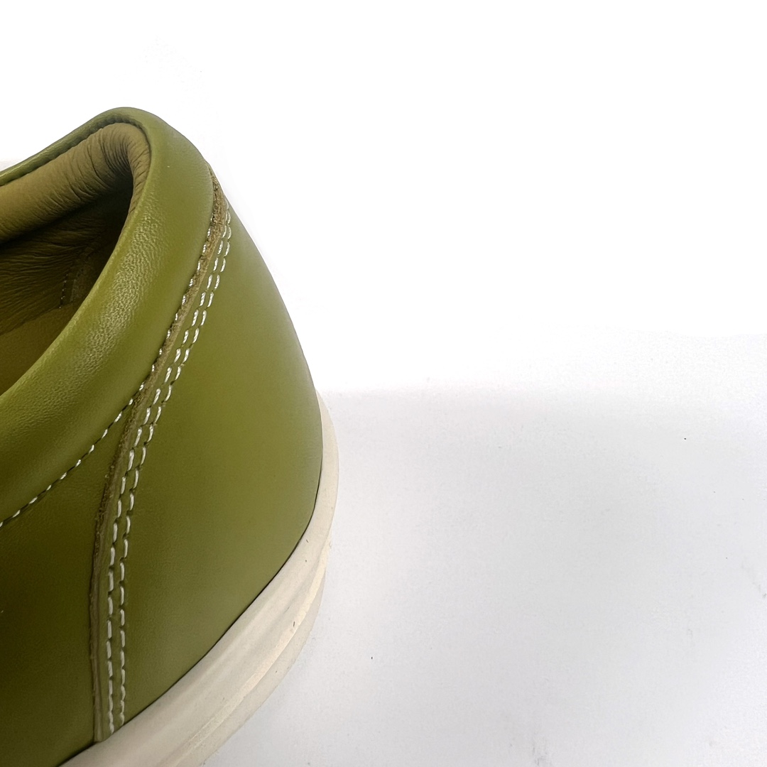 Rick Owens Lido Vintage Leather Sneakers - EUR FASHION