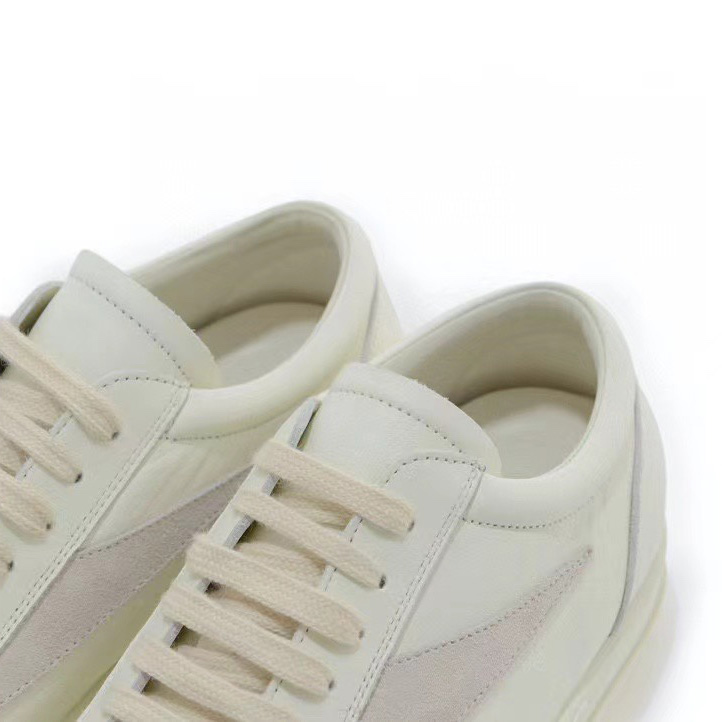 Rick Owens Lido Vintage leather sneakers - EUR FASHION