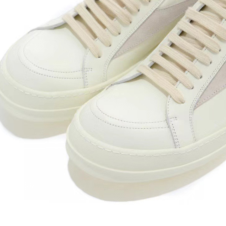 Rick Owens Lido Vintage leather sneakers - EUR FASHION