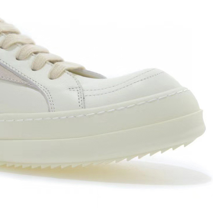 Rick Owens Lido Vintage leather sneakers - EUR FASHION