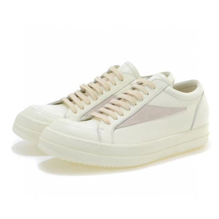 Rick Owens Lido Vintage leather sneakers - EUR FASHION