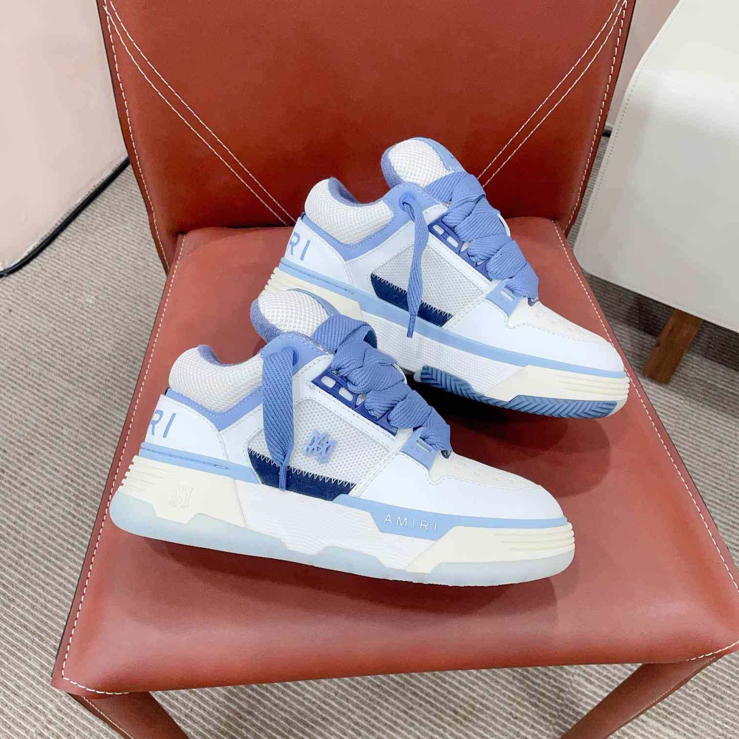 Amiri MA-1 Low Top Lace Up Sneakers - EUR FASHION