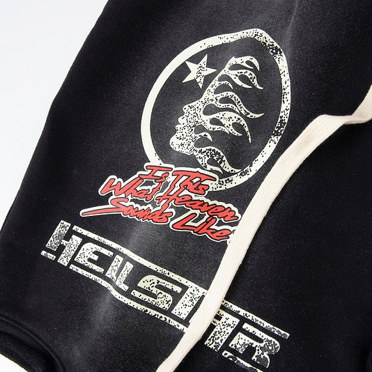 Hellstar Black Records Shorts  - EUR FASHION