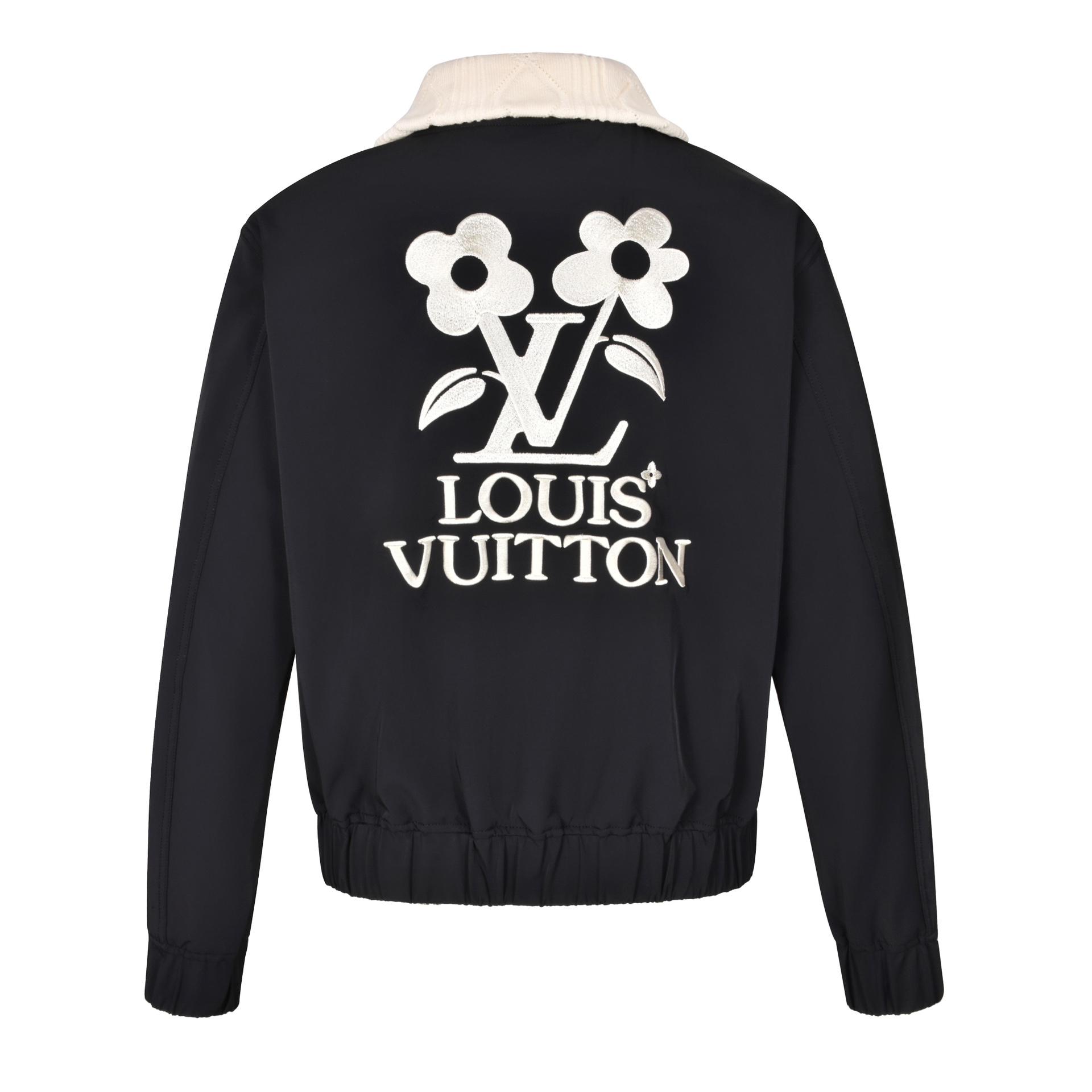Louis Vuitton Knitted Collar Embroidered Technical Blouson   1AFPU4 - EUR FASHION
