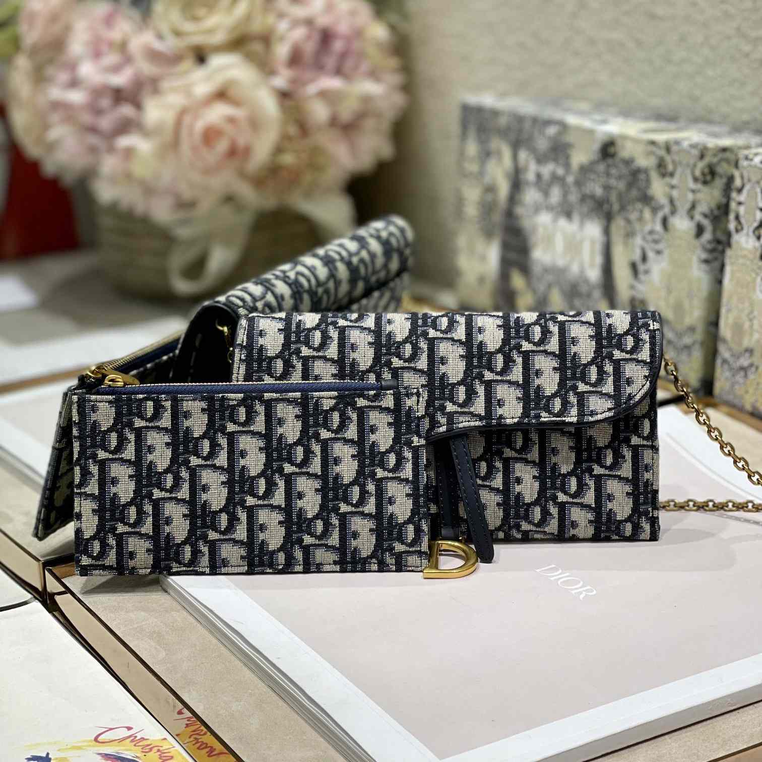 Dior Saddle Pouch With Chain - EUR FASHION