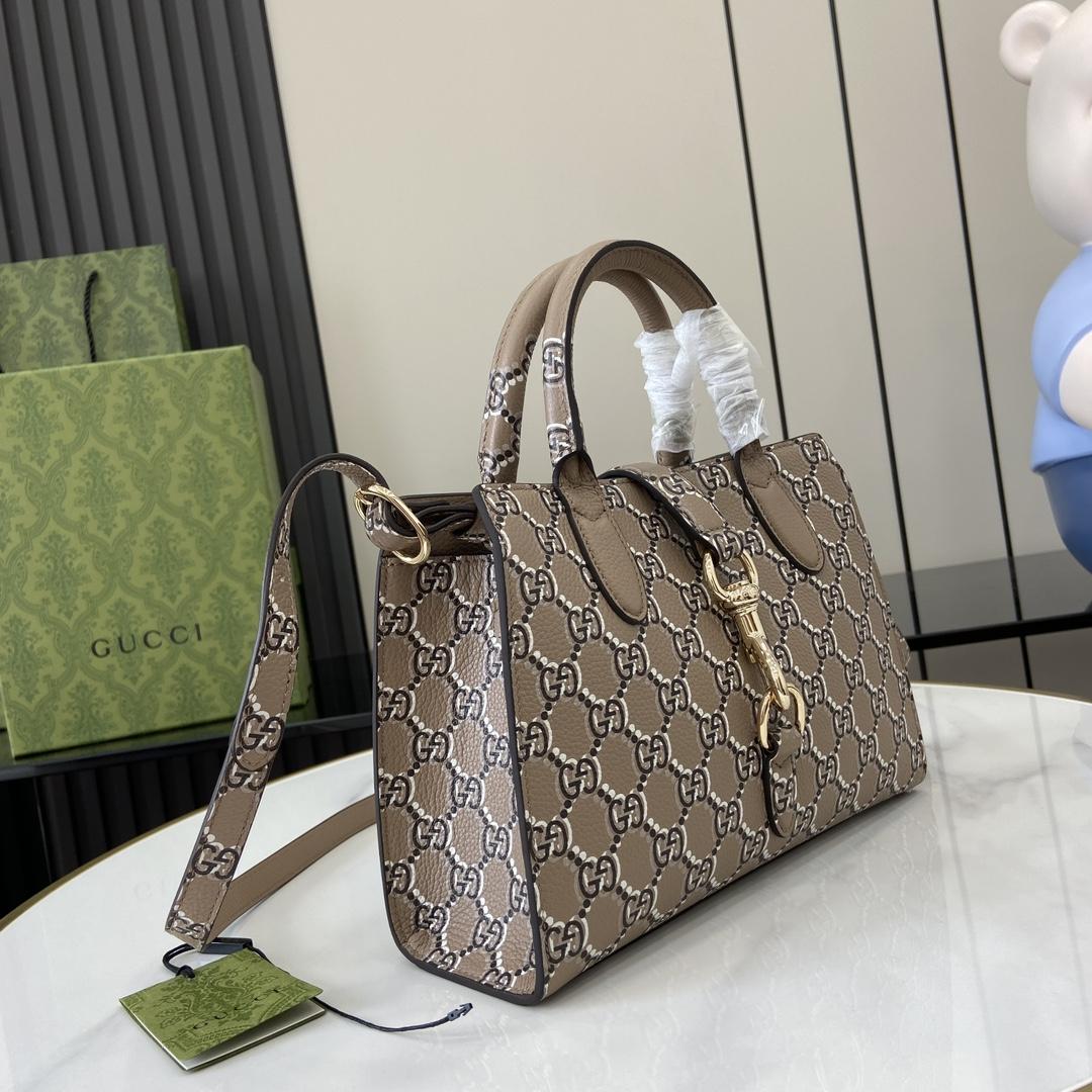 Gucci Small Tote Bag With GG Shadow  - EUR FASHION