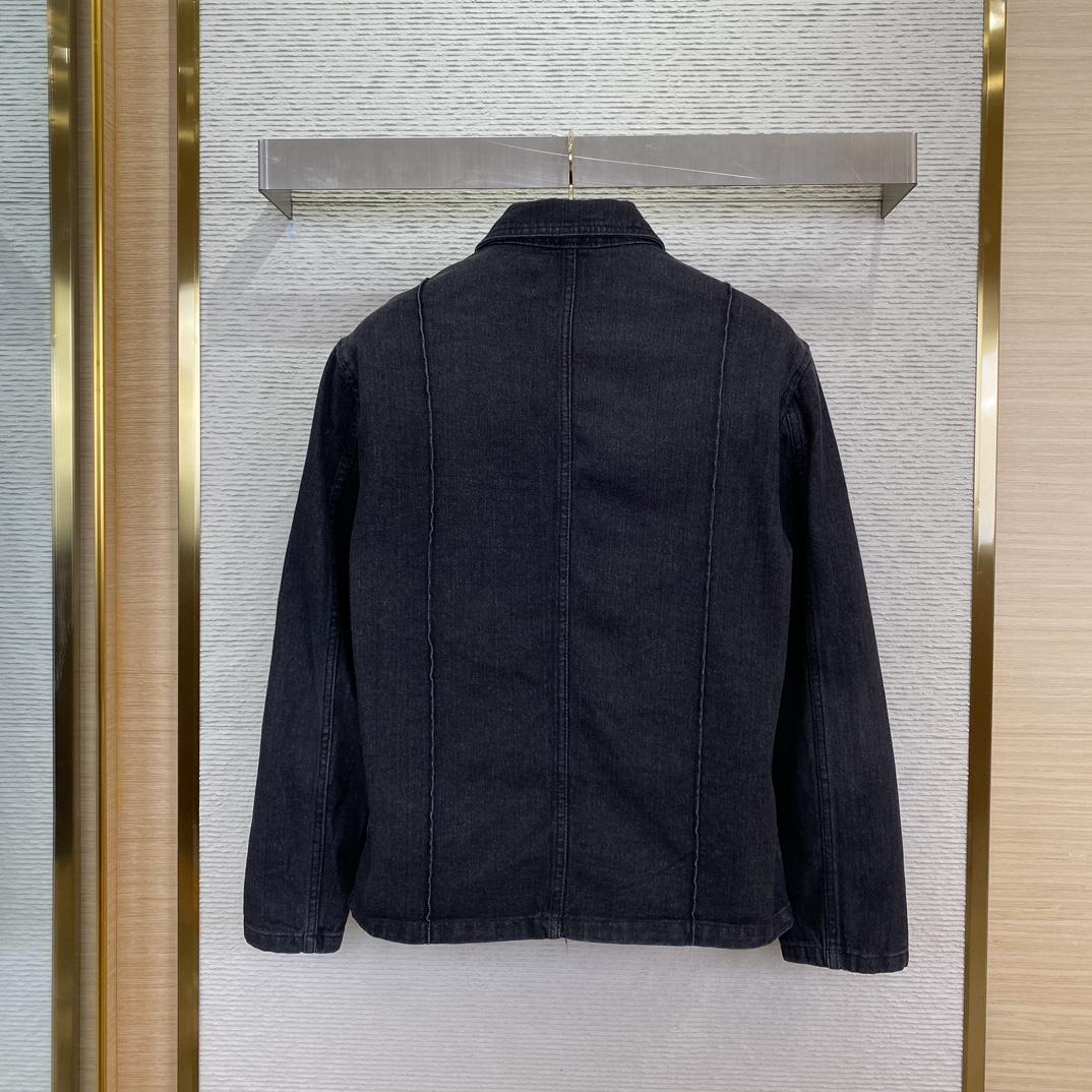 Loewe Button-Up Workwear Denim Jacket - EUR FASHION