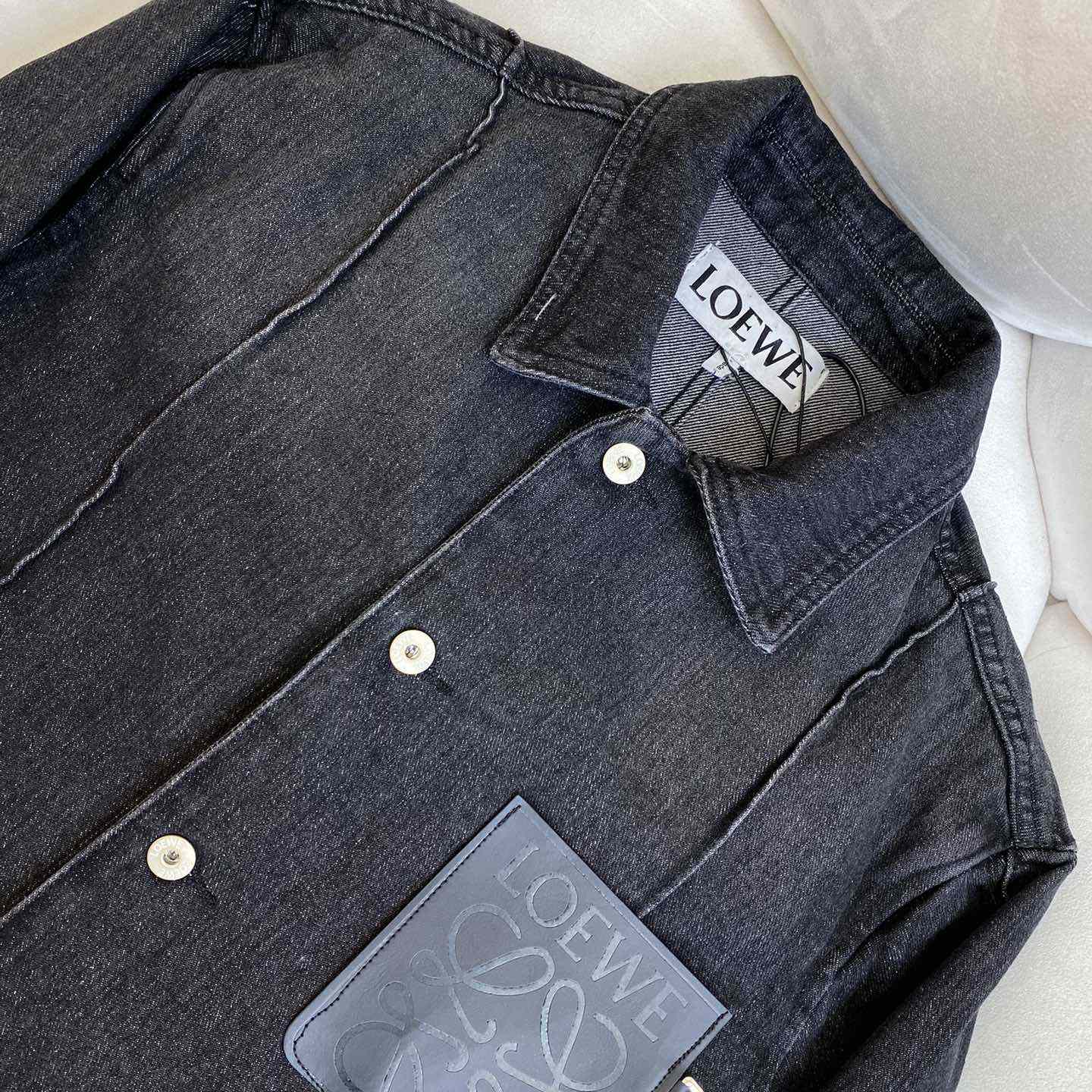 Loewe Button-Up Workwear Denim Jacket - EUR FASHION