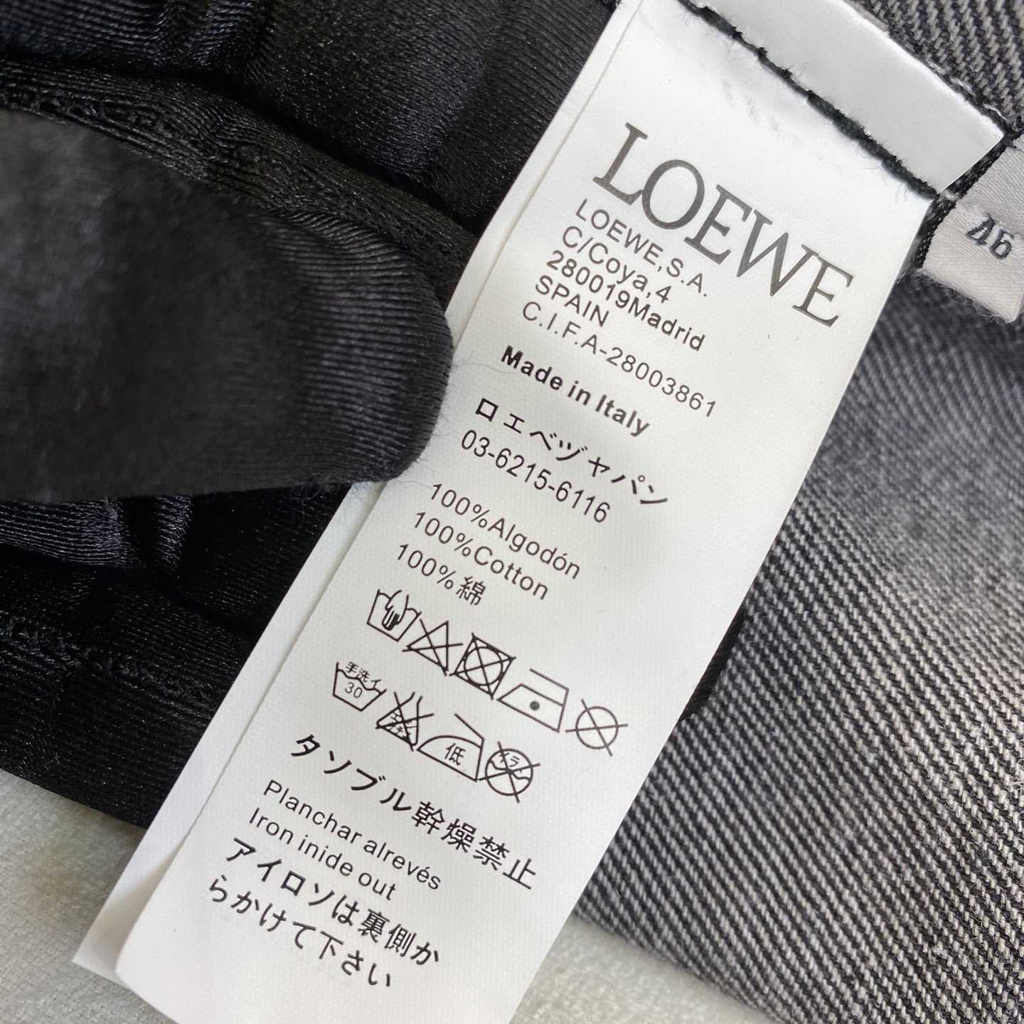 Loewe Button-Up Workwear Denim Jacket - EUR FASHION