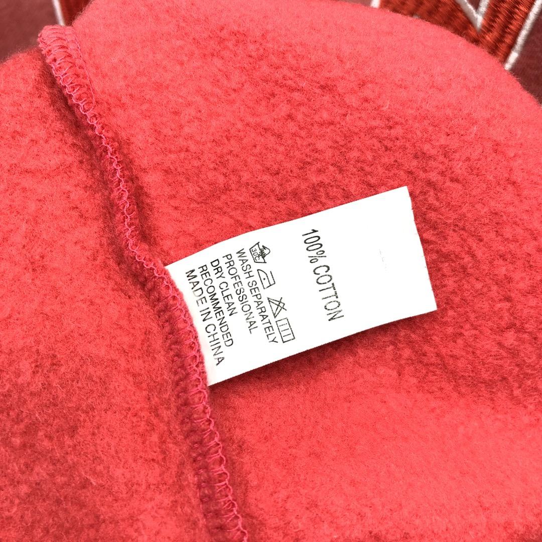 Amiri  Red 'Amiri' Vintage Oversized Hoodie - EUR FASHION