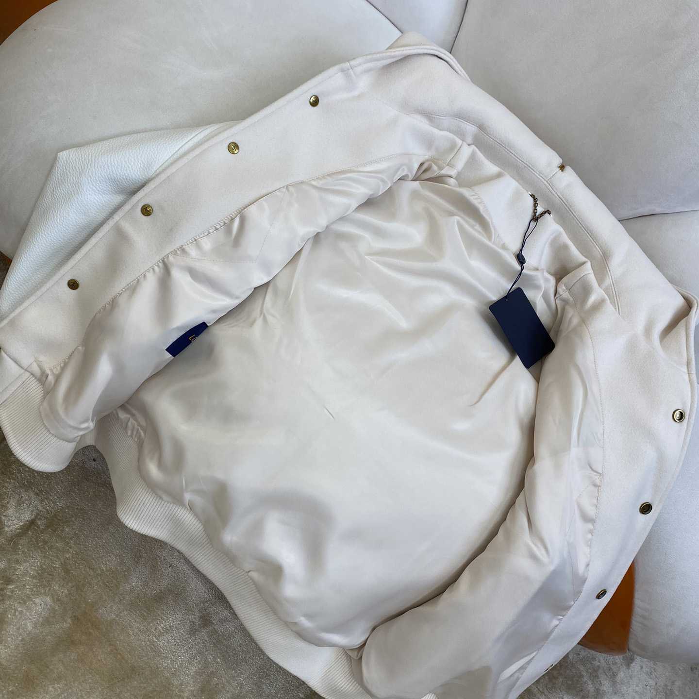 Louis Vuitton Calfskin Sailor Varsity Jacket  1AFQM6 - EUR FASHION
