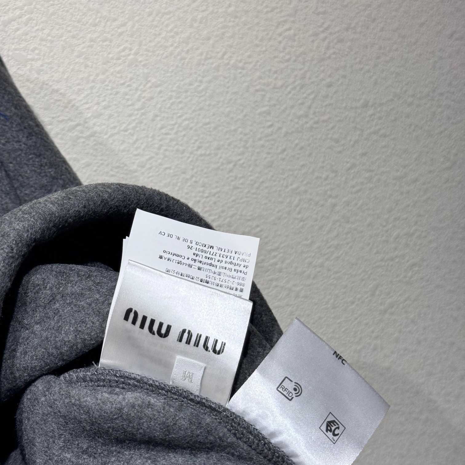 Miu Miu Logo-embroidered Fleece Sweatshirt - EUR FASHION