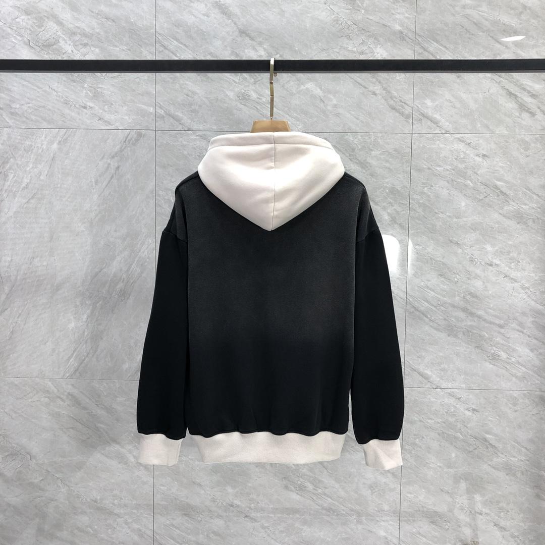 Amiri Black 'Amiri' Vintage Oversized Hoodie - EUR FASHION