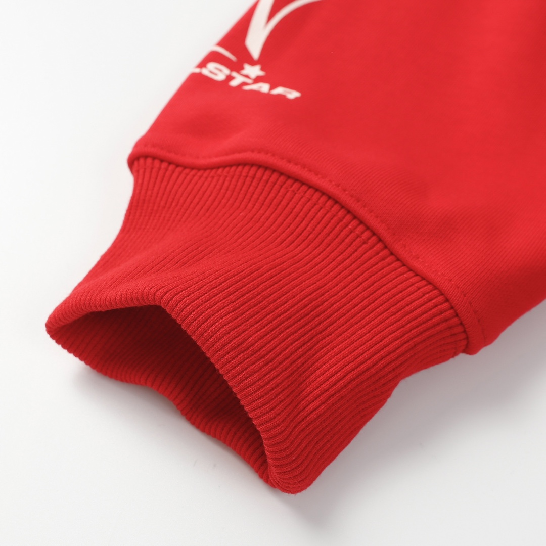 Hellstar Records Red Hoodie - EUR FASHION
