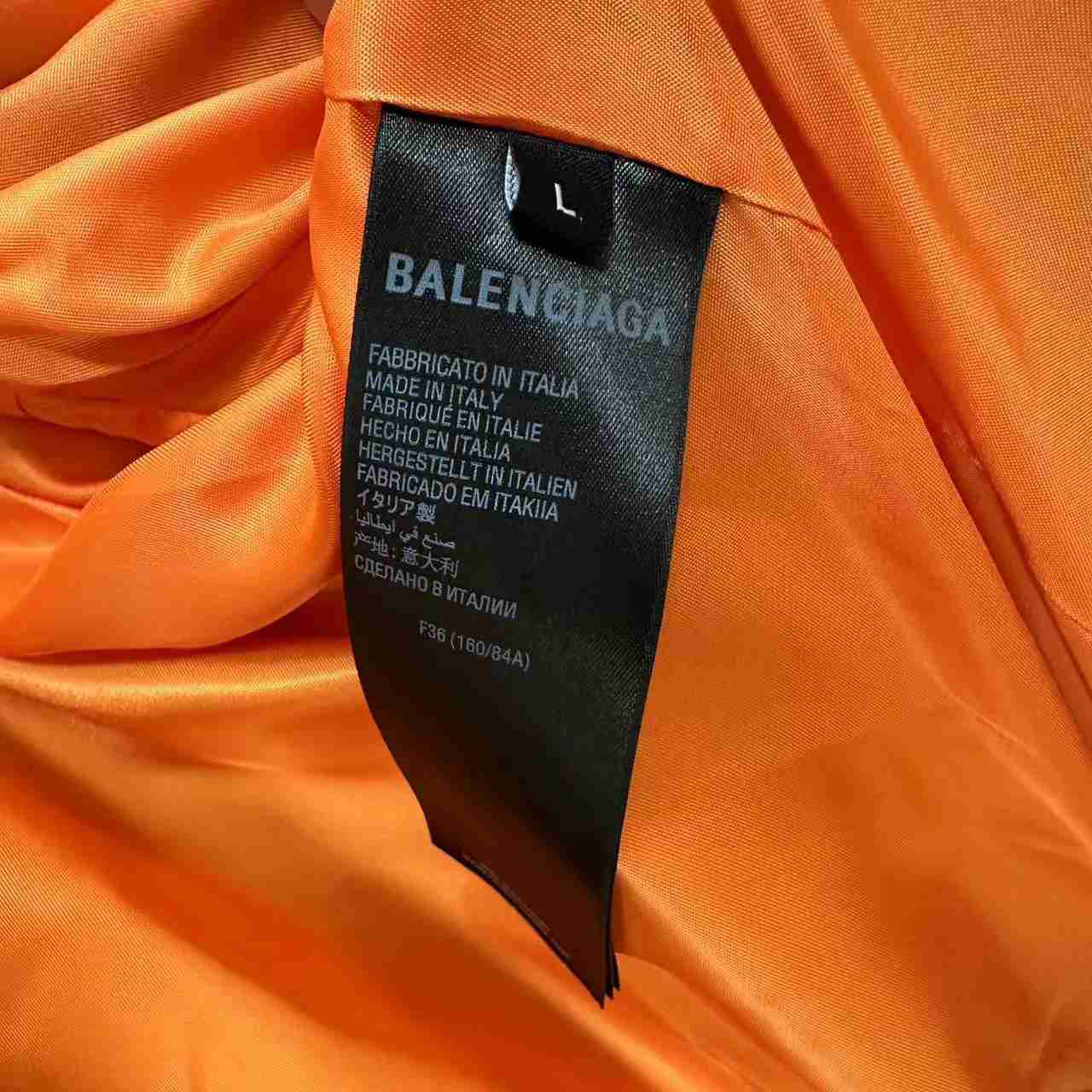 Balenciaga Leather Bomber Jacket - EUR FASHION
