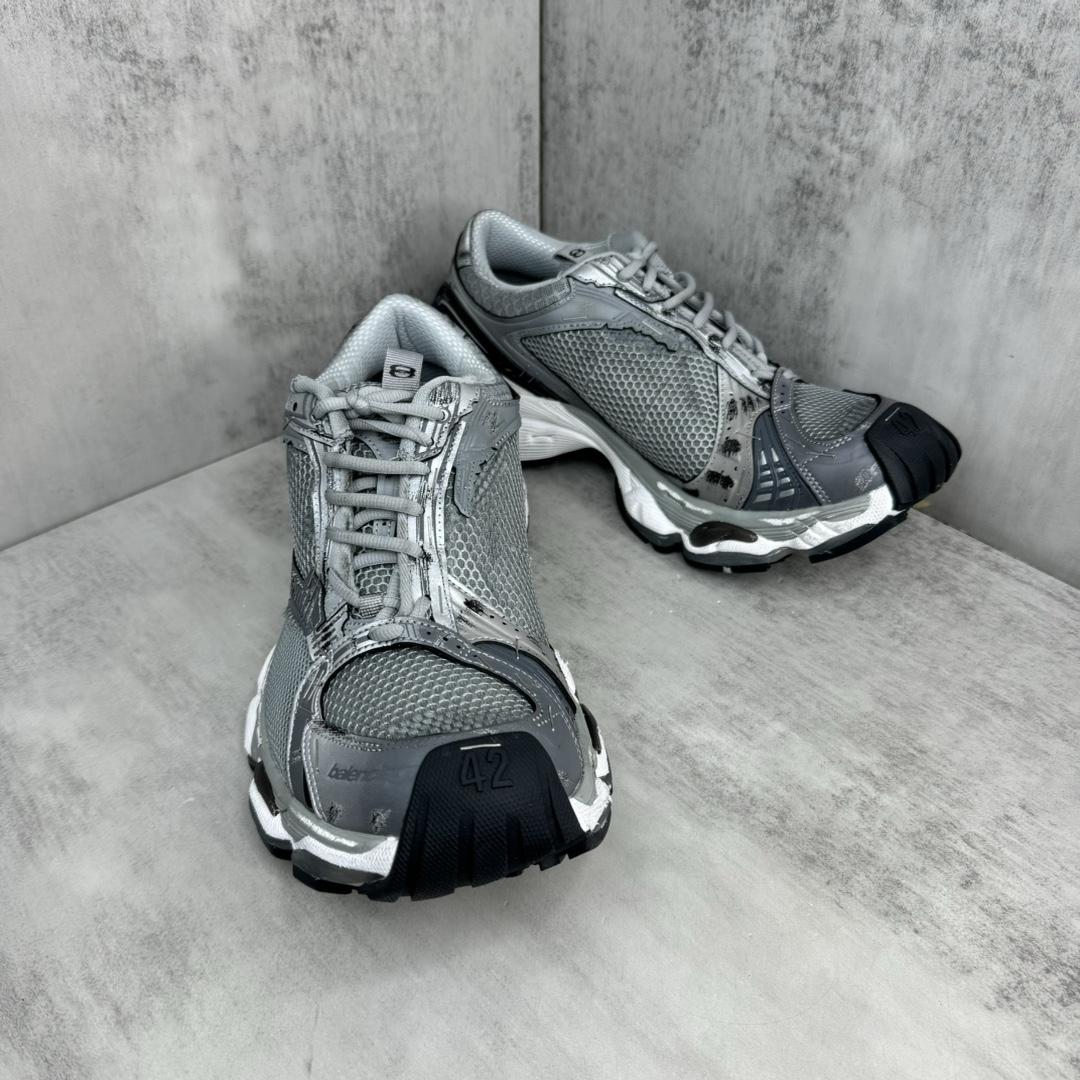Balenciaga Stapler Sneaker In Beige/grey  - EUR FASHION