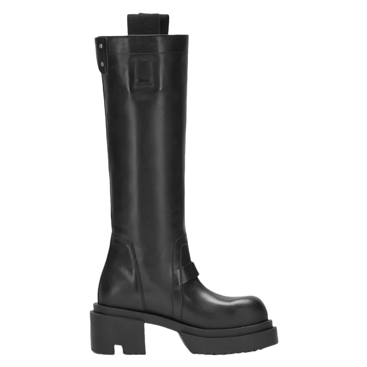 Rick Owens Pull On Bogun Leather Boots - EUR FASHION