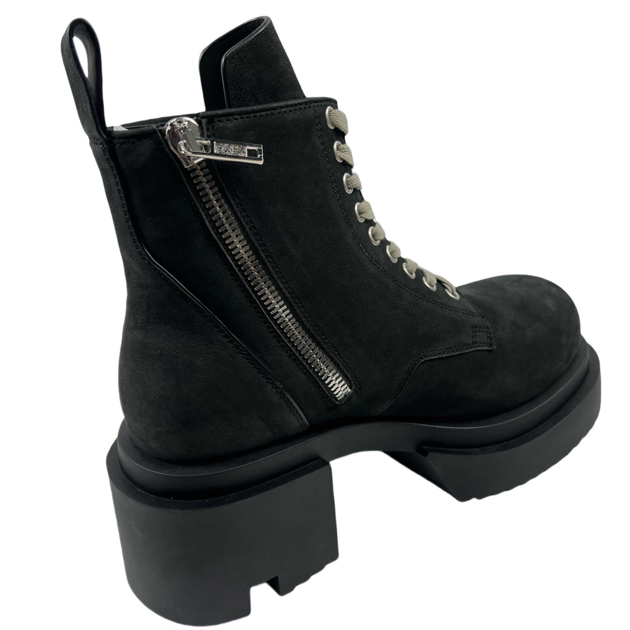 Rick Owens Low Army Bogun 80mm leather boots - EUR FASHION
