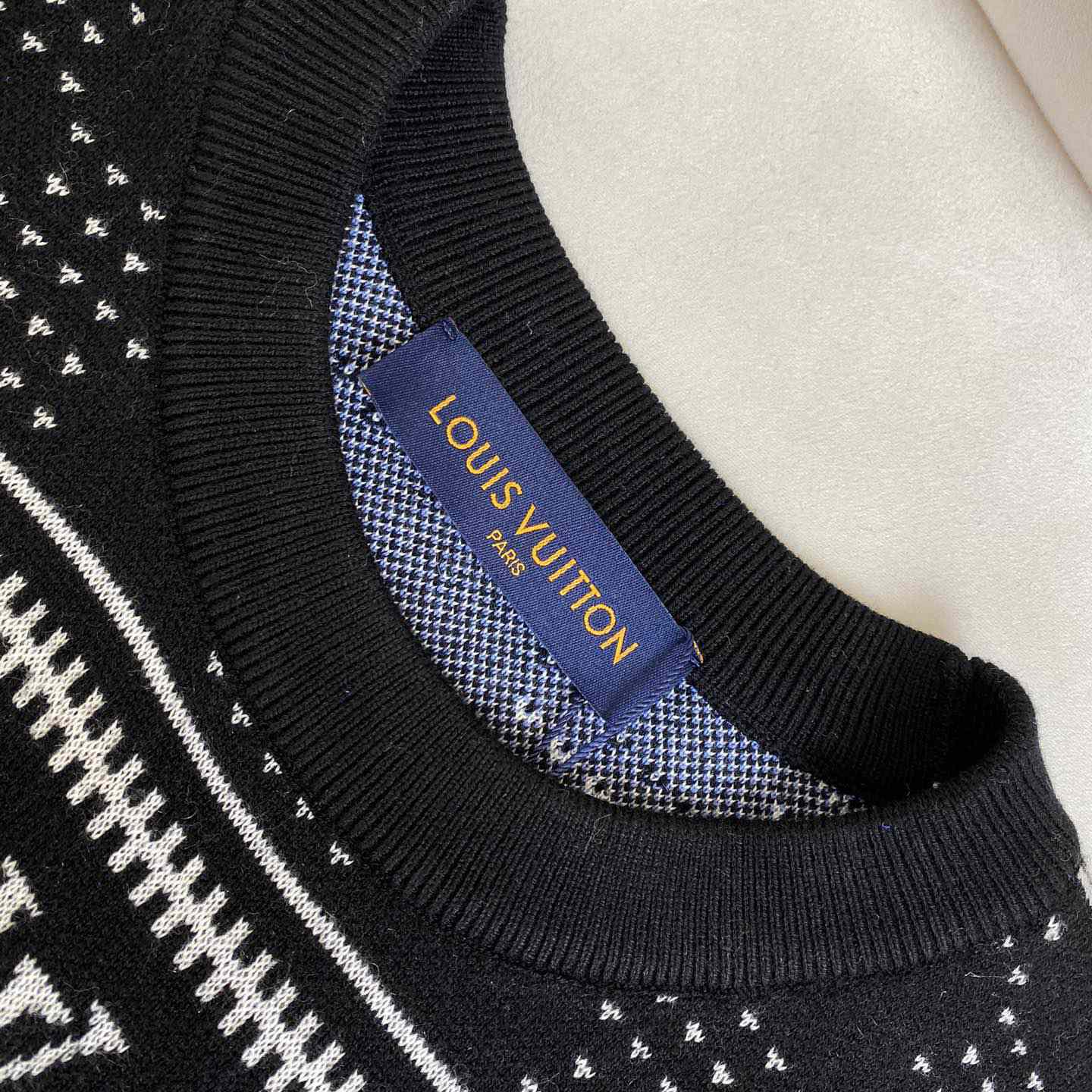 Louis Vuitton Jacquard Wool Pullover   1AGJU8 - EUR FASHION