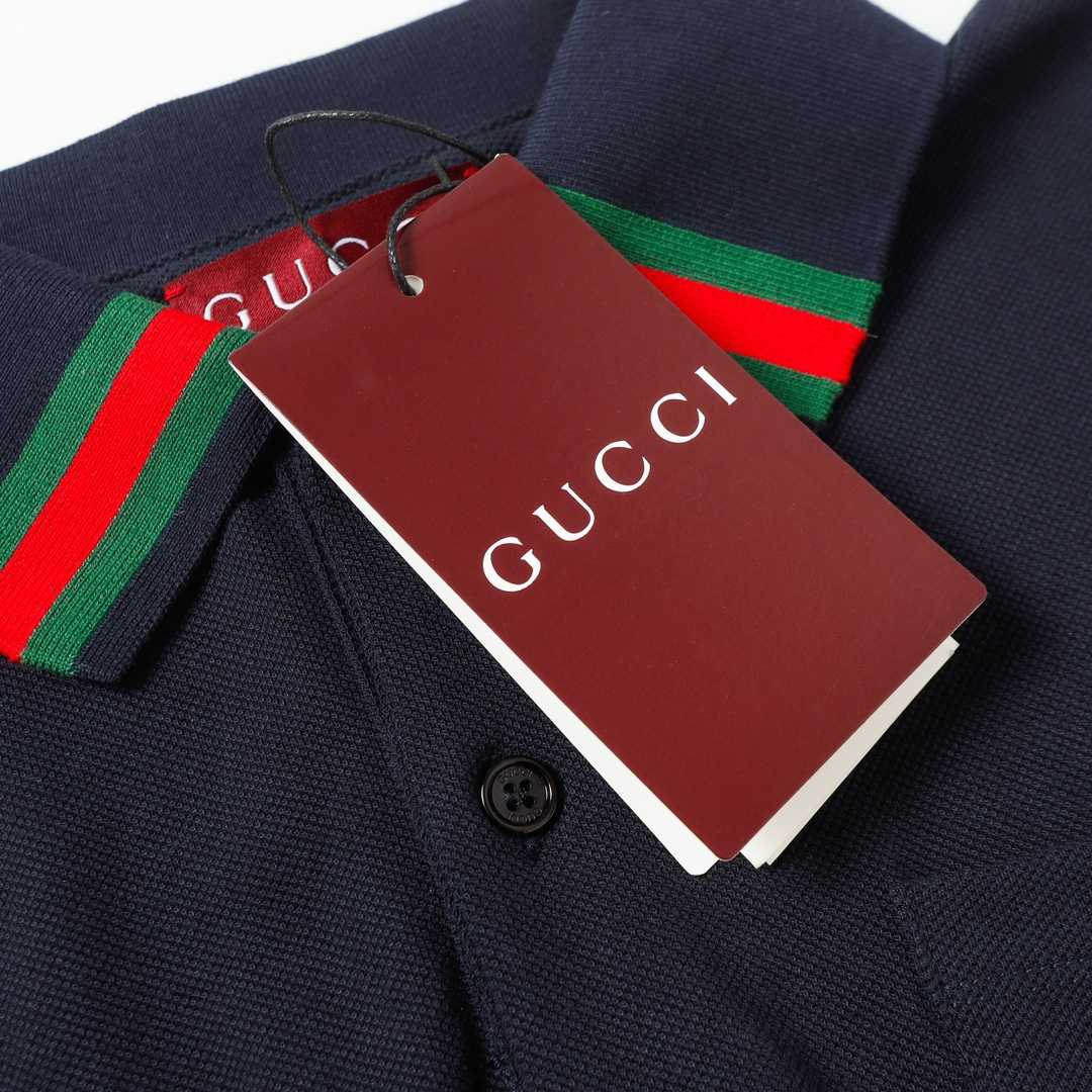 Gucci Cotton Polo Shirt With Web - EUR FASHION