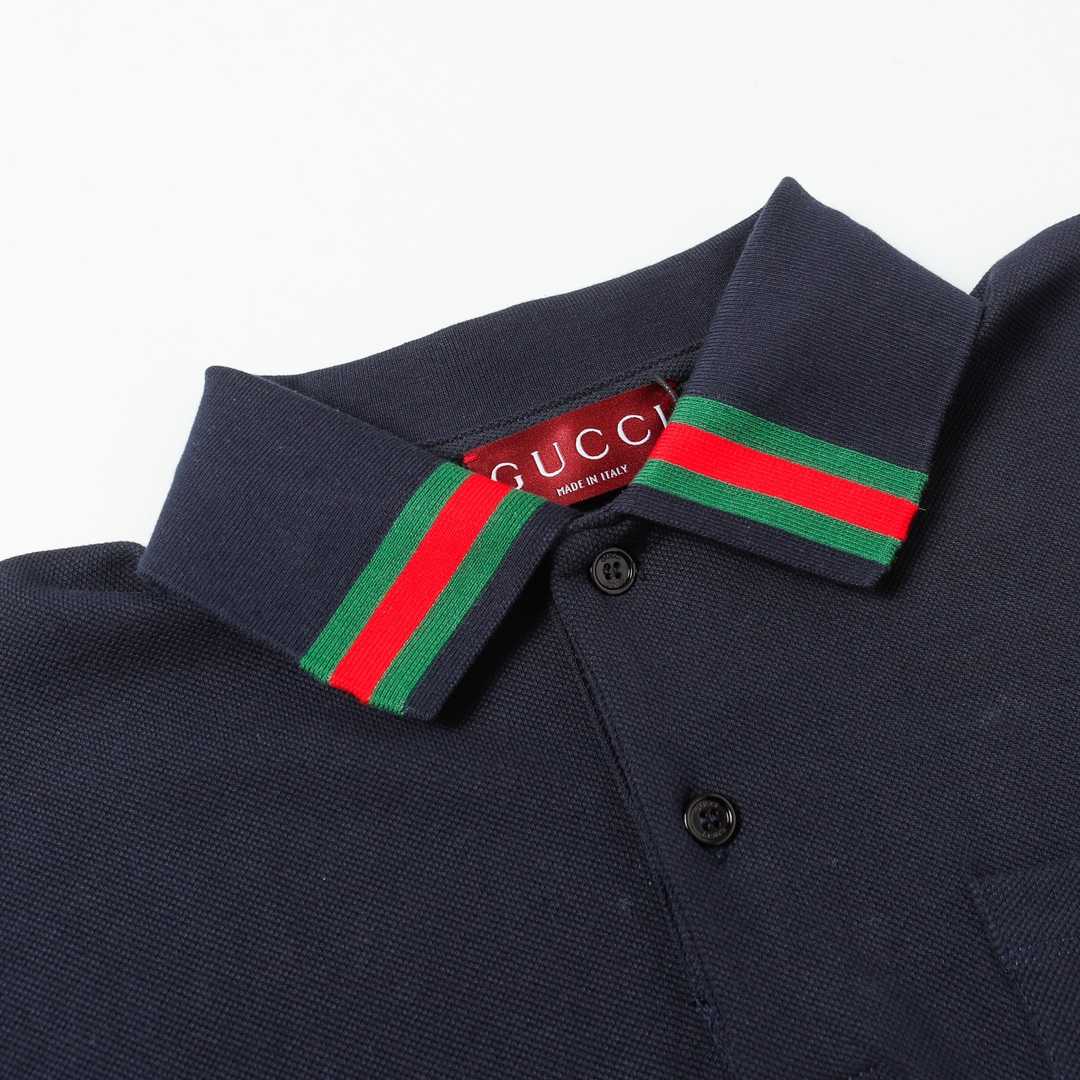 Gucci Cotton Polo Shirt With Web - EUR FASHION