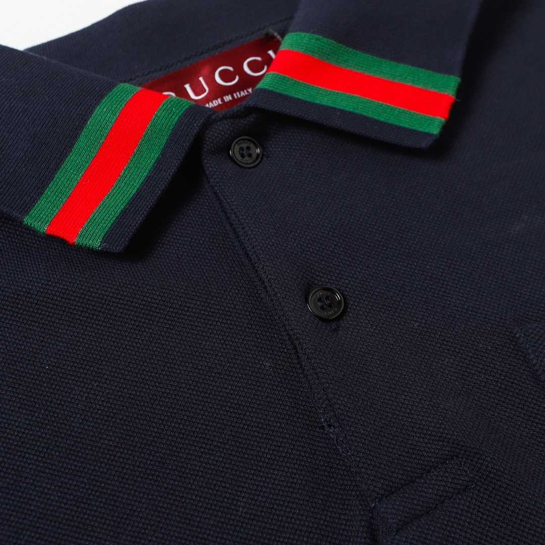 Gucci Cotton Polo Shirt With Web - EUR FASHION