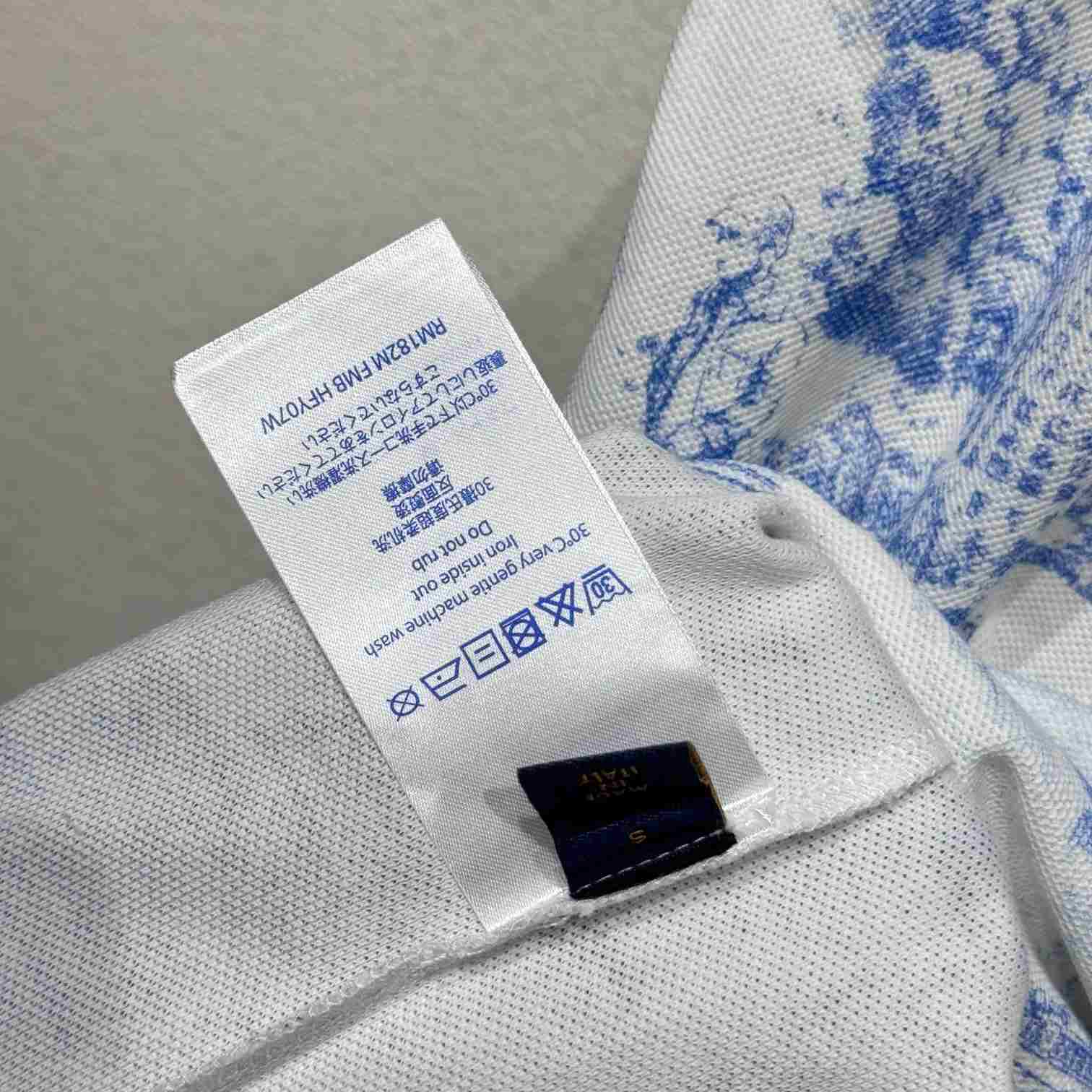 Louis Vuitton Printed Cotton Pique T-Shirt - EUR FASHION