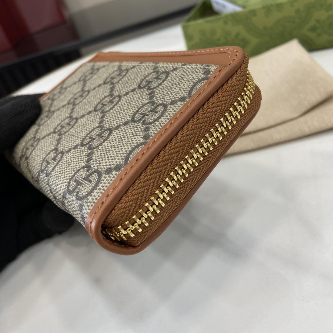 Gucci GG Emblem Zip Card Case - EUR FASHION